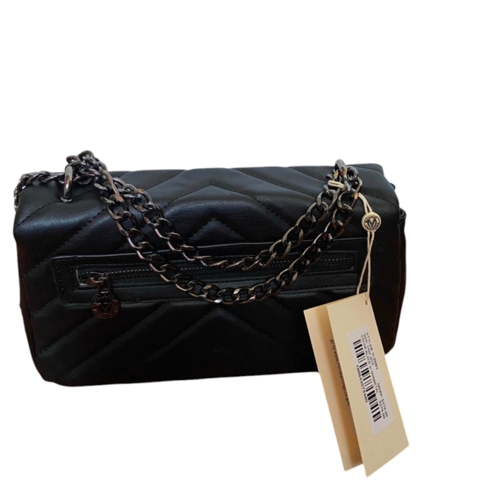 NWT Valentino Orlandi Black Quilted Shoulder Bag MSRP $279.00 - Picture 3 of 8